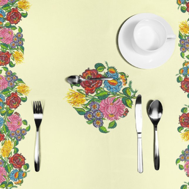 Rustic Hungarian flowers Tablecloth (Creator Uploaded)