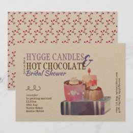 Rustic HYGGE BRIDAL Shower or ANY EVENT KRAFT Invitation