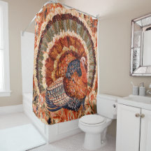 Rustic Impressionist Fall Turkey