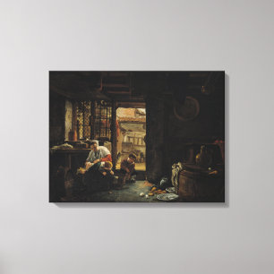 Rustic Interior Canvas Print