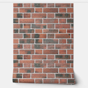 Rustic Interior Industrial Brick Accent Flemish Wallpaper
