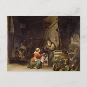 Rustic Interior Postcard