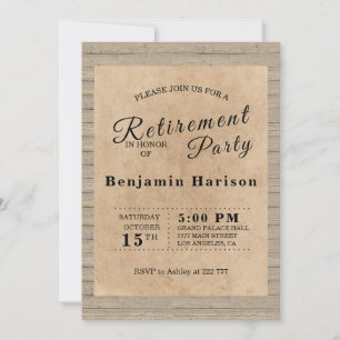 Rustic  invitation