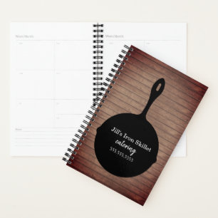 Rustic Iron Skillet Catering Restaurant Business Planner