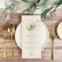 Rustic Italian Olive Watercolor Wedding
