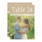 Rustic Kraft and Lace Wedding Photo Table Numbers
