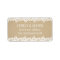 Rustic Kraft and Lace Wedding Return Address