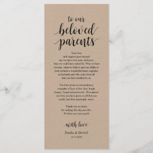 Rustic Kraft, Black Place Setting Thank You Cards