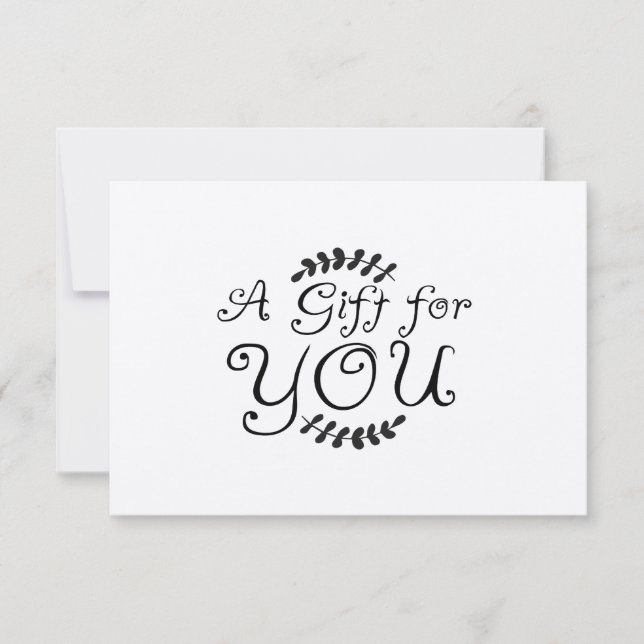 Rustic Kraft Gift Certificate (Front)