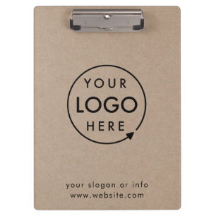 Rustic Kraft Logo   Business Corporate Modern Clipboard
