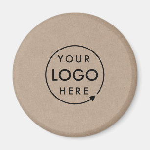 Rustic Kraft Logo   Business Corporate Modern Magnet