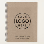 Rustic Kraft Logo | Business Modern Professional Planner<br><div class="desc">A simple natural custom rustic kraft business template in a modern minimalist style which can be easily updated with your company logo and company slogan or info. If you need any help personalising this product,  please contact me using the message button below and I'll be happy to help.</div>