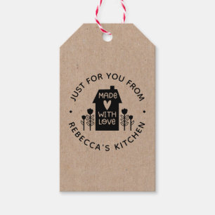 Rustic Kraft Made With Love Gift Tag