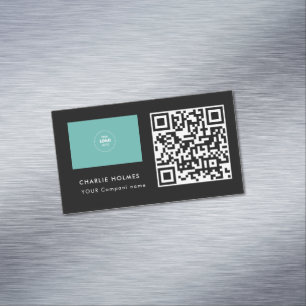 Rustic Kraft Modern Stylish Professional Magnetic Business Card