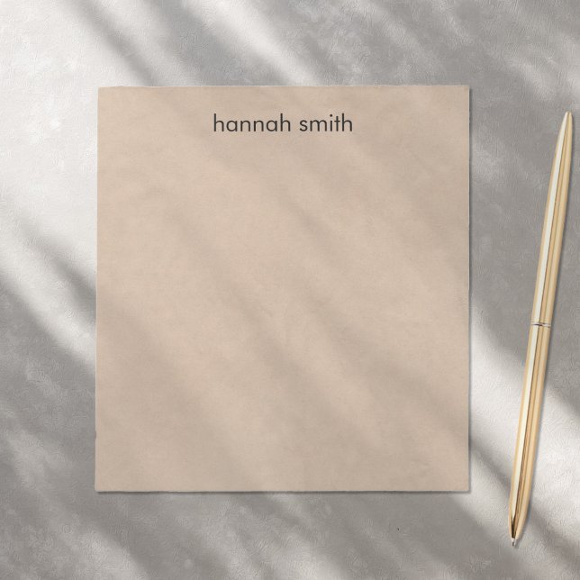 Rustic Kraft  Notepad (Creator Uploaded)