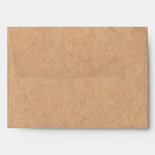Rustic Kraft Paper Background Style Envelope