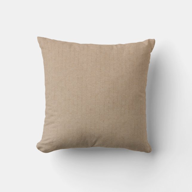 Rustic Kraft Paper Blank Cushion (Front)