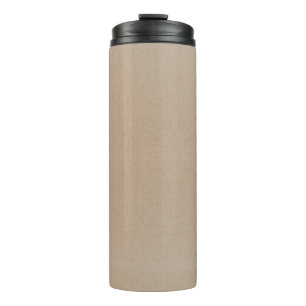 Rustic Kraft Paper Blank Template Custom Thermal Tumbler