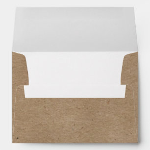 Rustic Kraft Paper Envelopes