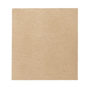 Rustic Kraft Simple Stylish Boho Notepad