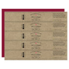 Rustic Kraft Soap Bands Labels 🧼 (Sheet of 5)