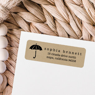 Rustic Kraft Umbrella Baby Shower