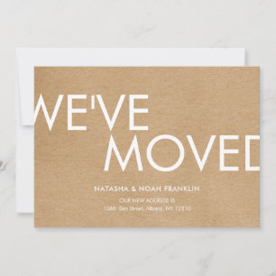 Rustic Kraft We've Moved New Address Announcement