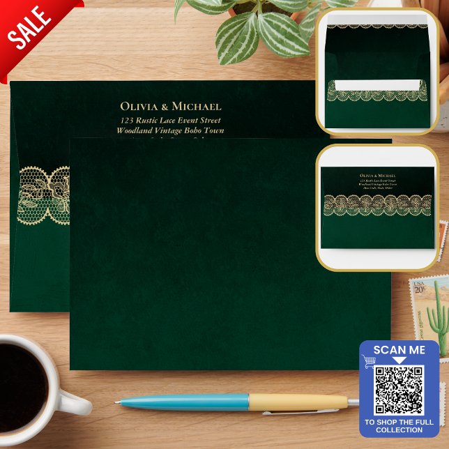 Rustic Lace Envelope (Creator Uploaded)