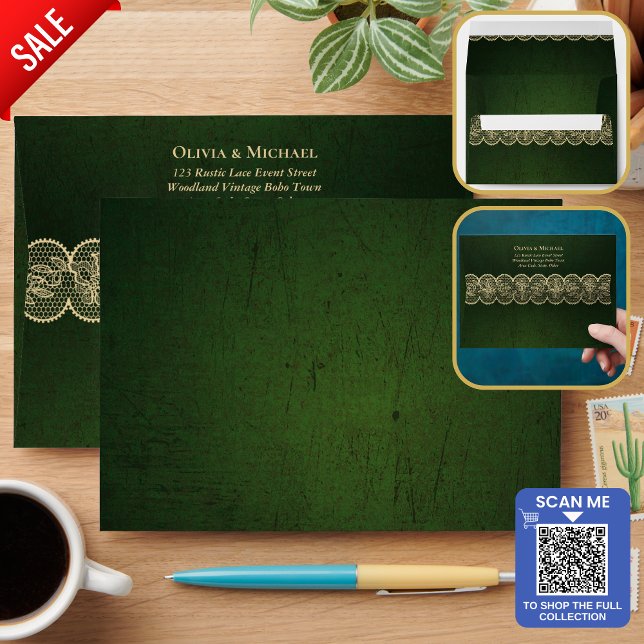 Rustic Lace Envelope (Creator Uploaded)