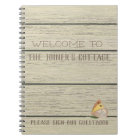 Rustic Lake Cabin Personalised Welcome