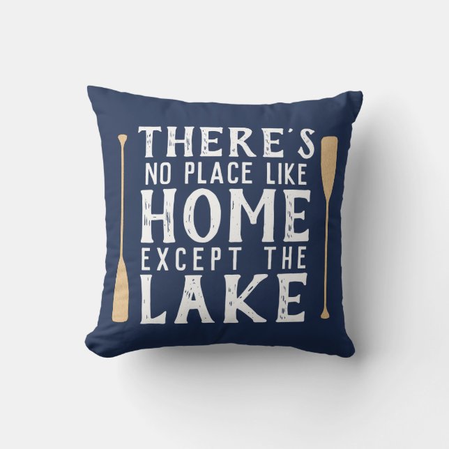 Rustic Lake House Cushion (Front)