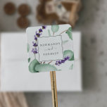 Rustic Lavender and Eucalyptus Envelope Seals<br><div class="desc">These rustic lavender and eucalyptus envelope seals are perfect for a simple and elegant outdoor wedding. The floral design features watercolor eucalyptus leaves and greenery with sprigs of purple wildflowers. Personalise the label with the names of the bride and groom.</div>