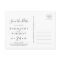 Rustic Lavender Circle Save the Date Postcard