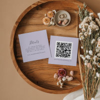 Rustic Lavender Coordinate Purple QR Code Details