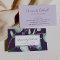 Rustic Lavender & Eucalyptus Purple Business Card