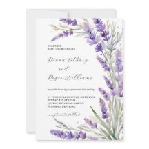 Rustic Lavender Floral Wedding