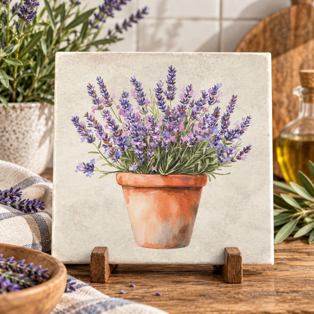 Rustic Lavender Watercolor  Tile (Creator Uploaded)