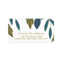 Rustic Leaf Floral Wedding