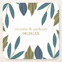 Rustic Leaf Floral Wedding