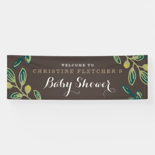 Rustic Leaves Banner