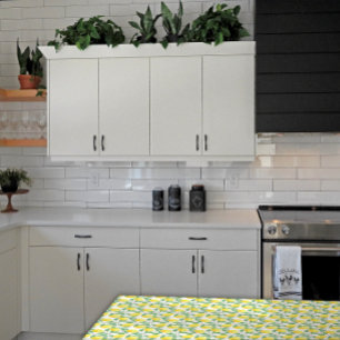 Rustic Lemon Pattern  for Kitchen Tablecloth