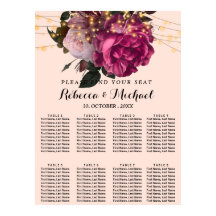 Rustic lights Burgundy floral