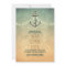 Rustic lights nautical bridal shower invitation