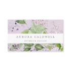 Rustic Lilac | Lavender Business Card