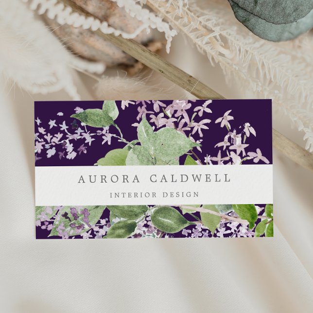 Rustic Lilac | Purple Business Card (Creator Uploaded)