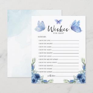 Rustic Little Butterfly Flowers Wishes Game