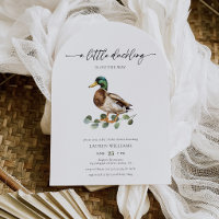 Rustic Little Duckling On The Way Duck Baby Shower