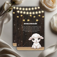 Rustic Little White Lamb Baby Shower