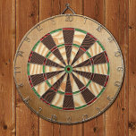 Rustic Lodge Dartboard<br><div class="desc">Rustic wood texture print dart board.</div>