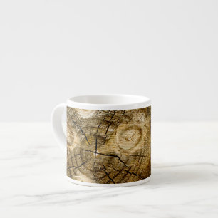 Rustic Log Roll Espresso Cup